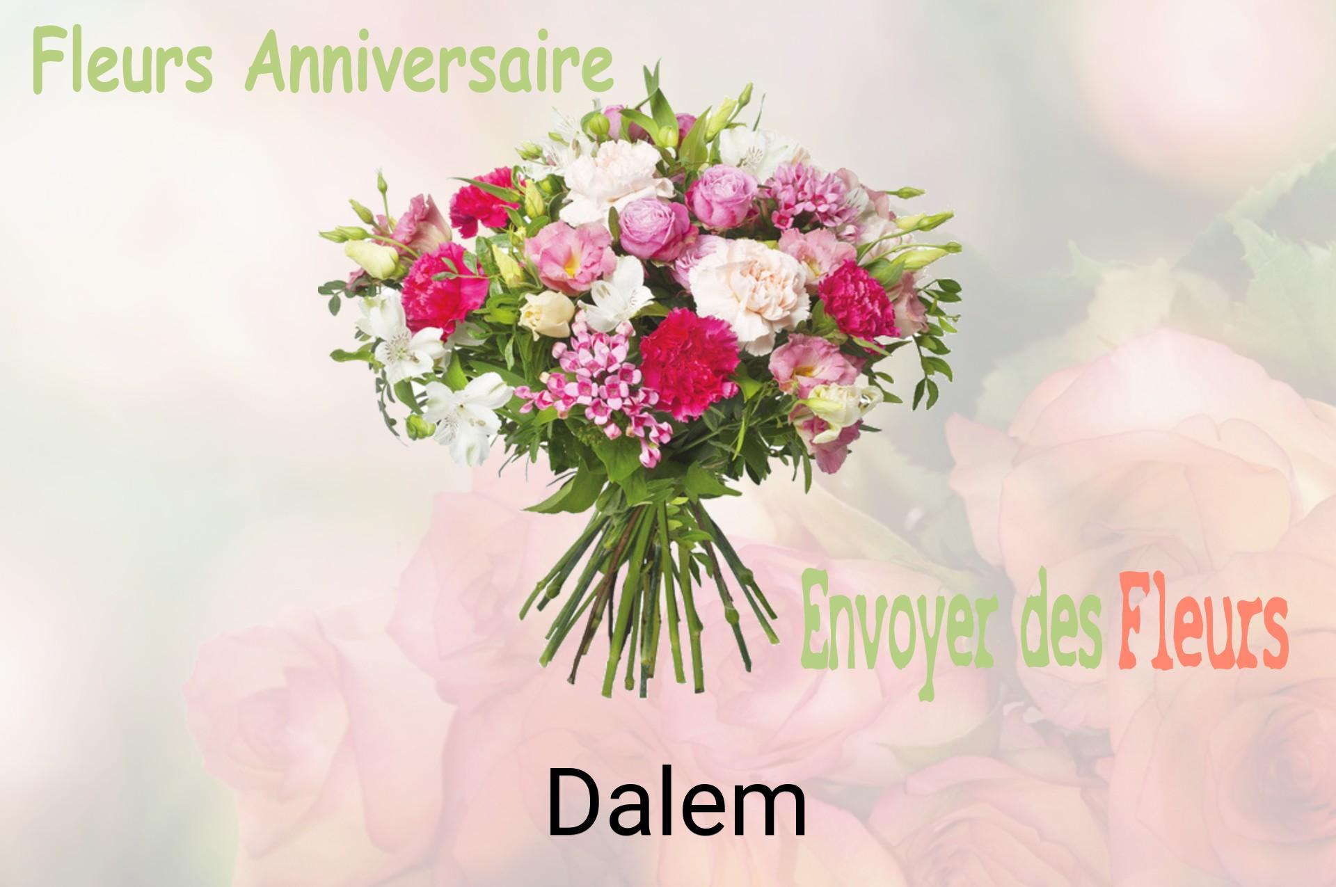 Bouquet de fleurs d’anniversaire livré à Dalem